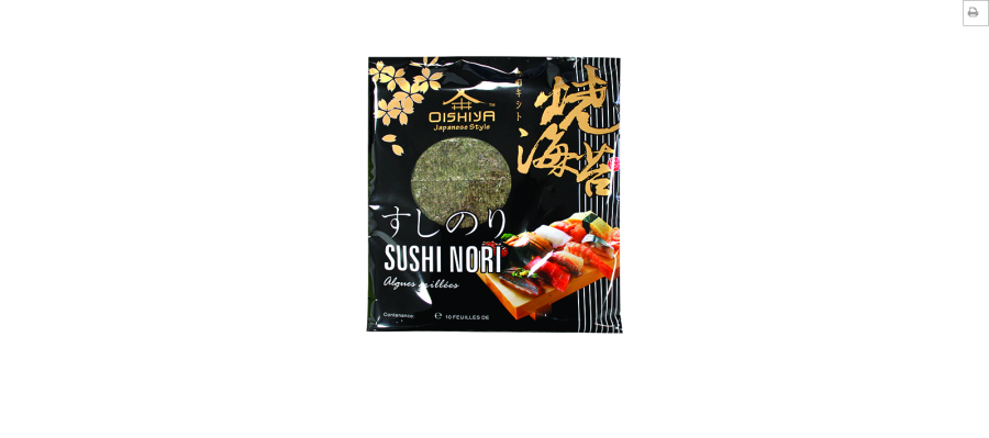 Algues nori pour sushi, Oishiya (x 10, 28 g)  La Belle Vie : Courses en  Ligne - Livraison à Domicile